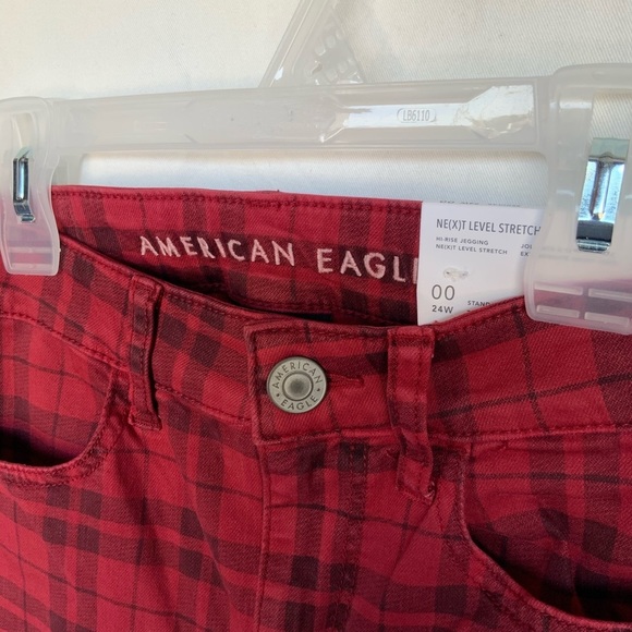 American Eagle | plaid jeans - Picture 3 of 5